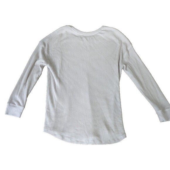 Abercrombie & Fitch Sand Color Waffle knit  Size Large Soft & Cozy - Picture 2 of 5